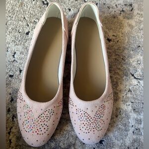 Blush Pink Rhinestone Women's Shoes